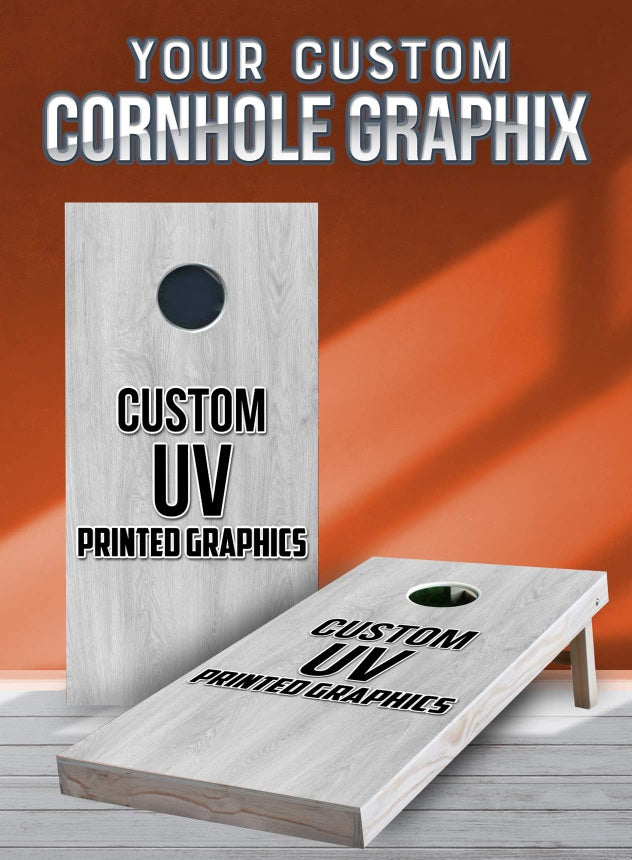 Custom Direct Printed Cornhole Board Set